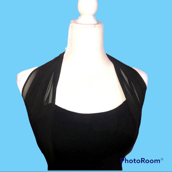 Carole Little Vintage Black Dress - Picture 3 of 7